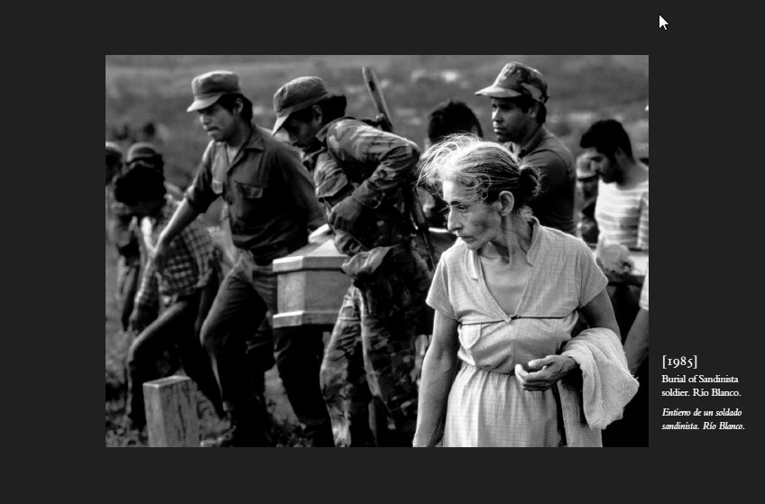 Burial of Sandinista Soldier